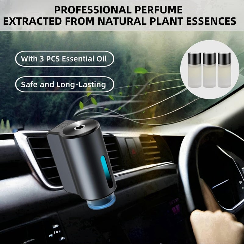 StandSky Car Air Freshener Diffuser  Smart Car Air Freshener  Car Diffuser Air Freshener with Three Adjustable Modes  Aromatizante Para Carro with 3pcs Essential Oil  Car Fresheners Long Lasting - Image 4